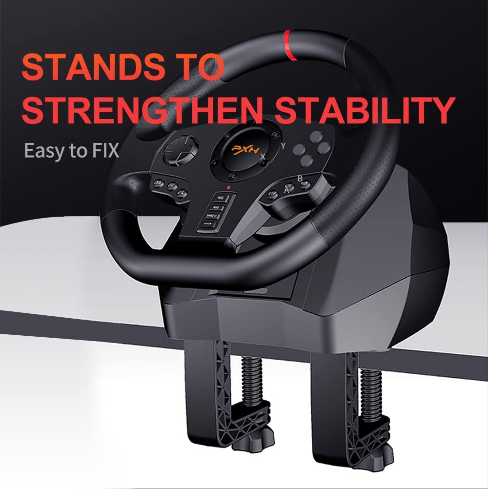 PXN V900 PC Racing Wheel Universal USB Car Sim 270/900 Degree Steering DEMO