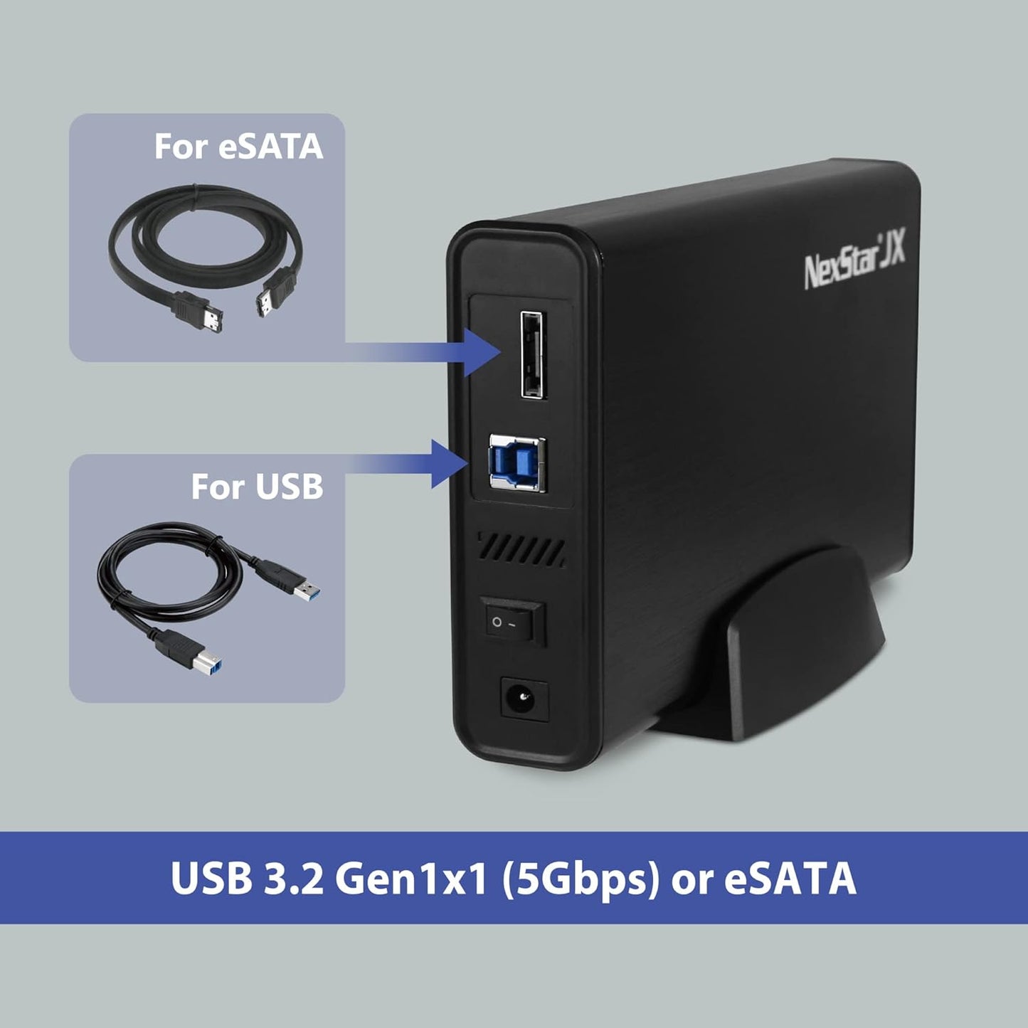 Vantec NexStar USB 3.2 Gen1x1 External SATA III HDD SSD Enclosure Black DEMO