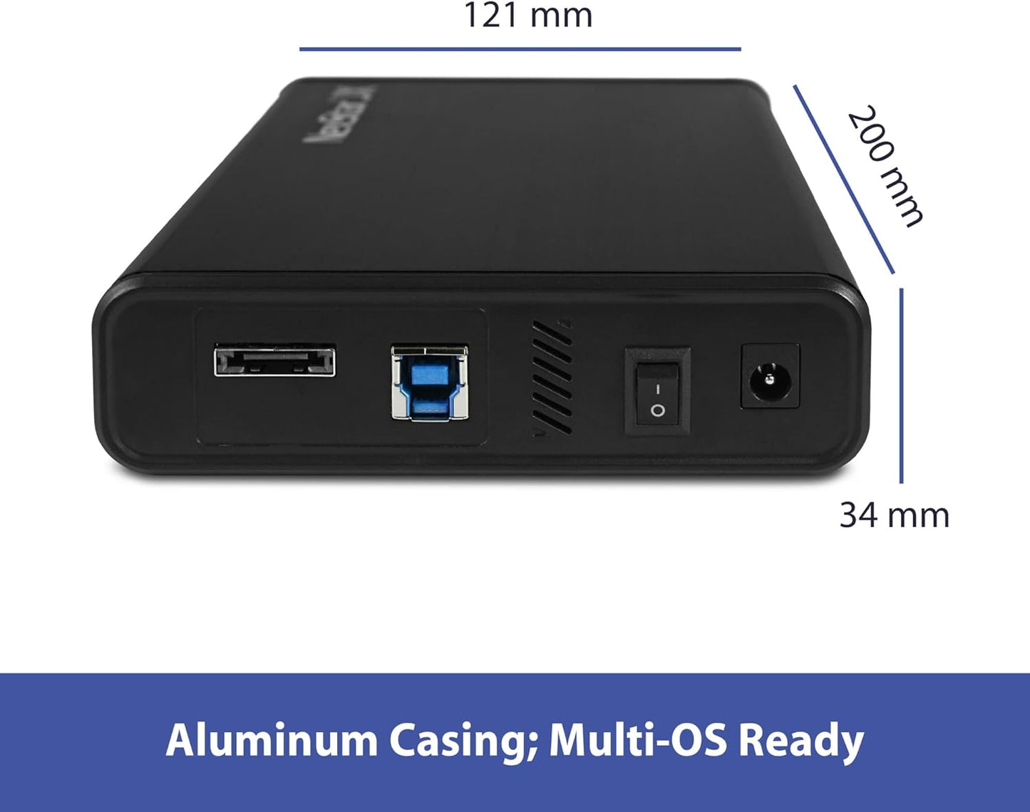 Vantec NexStar USB 3.2 Gen1x1 External SATA III HDD SSD Enclosure Black DEMO