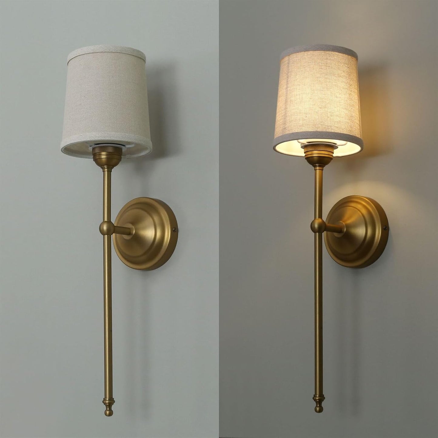 Buyee Rustic Vintage Linen Wall Sconce Lighting Indoor Fixture Decor DEMO