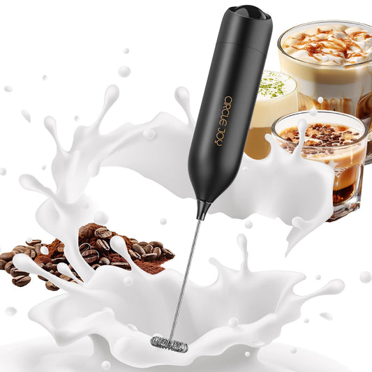 CIRCLE JOY Handheld Battery Operated Milk Frother Electric Mini Drink DEMO