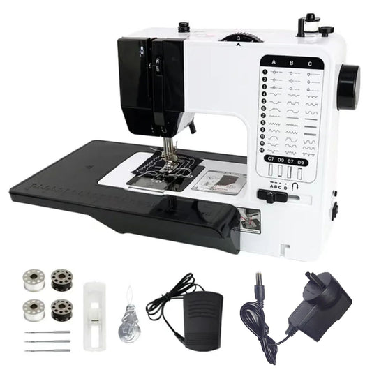 ZLLAUEFBB 38-Stitch Electric Mending Machine for Sewing, Black Finish DEMO