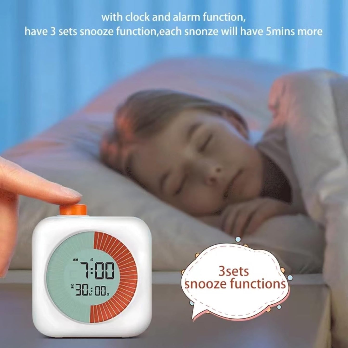 XINHEFENG 60-Minute Countdown Timer Digital Visual Time Management Tool DEMO