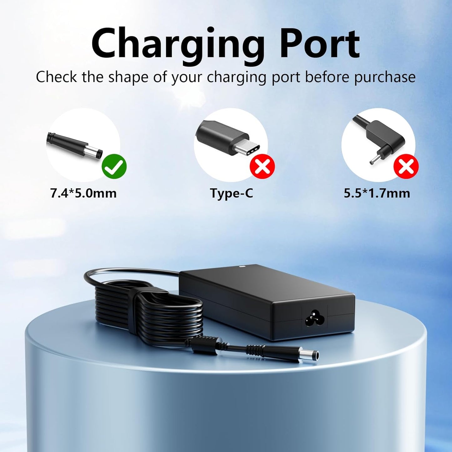 Ruilezyo 180W Laptop Charger Compatible with Dell Alienware G7 G5 Notebooks DEMO