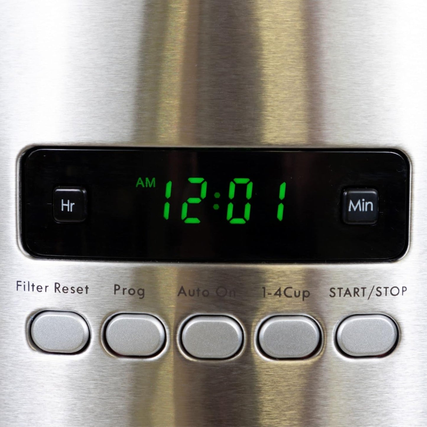 Koolatron 12-Cup Programmable Drip Coffee Maker, Red, Automatic Brew, DEMO