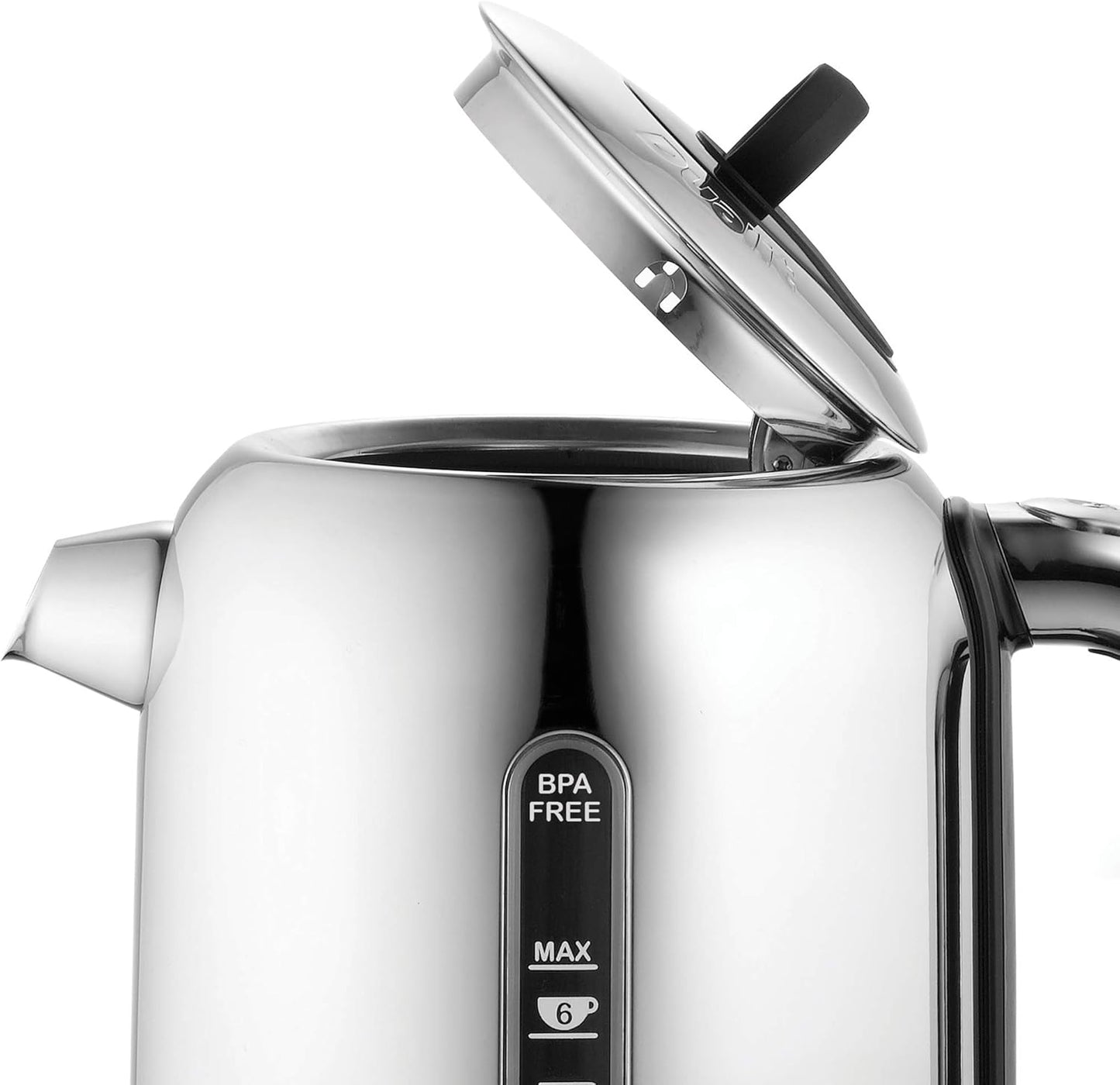 Dualit Classic Electric Kettle, Polished Stainless Steel, Quiet Boiling DEMO