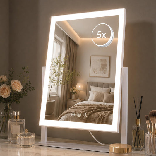 Telfun Lighted Makeup Mirror with Hollywood Vanity Lights, 3 Color Modes DEMO
