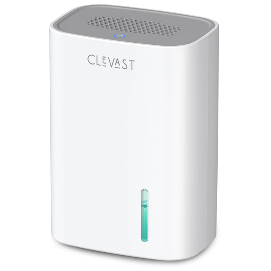 CLEVAST Small Quiet Dehumidifier for Home 900ml Mini Dehumidifiers Bedroom DEMO