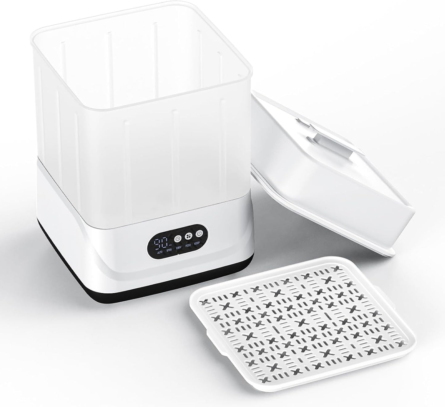ADVWIN Large Capacity Electric Baby Bottle Sterilizer & Steamer Bot DEMO