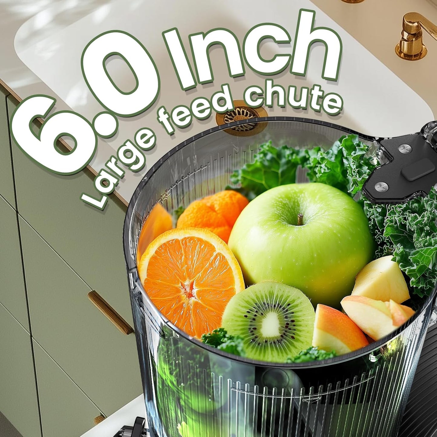 Canoly Juicer Machines 150mm Big Chute 3-in-1 Strainers Powerful AC DEMO
