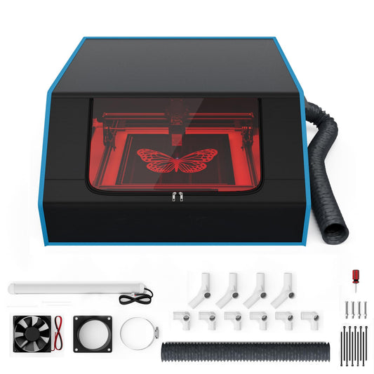 Wadukud Protective Box Enclosure with 3000rpm Fan Portable Smokeproof NEW