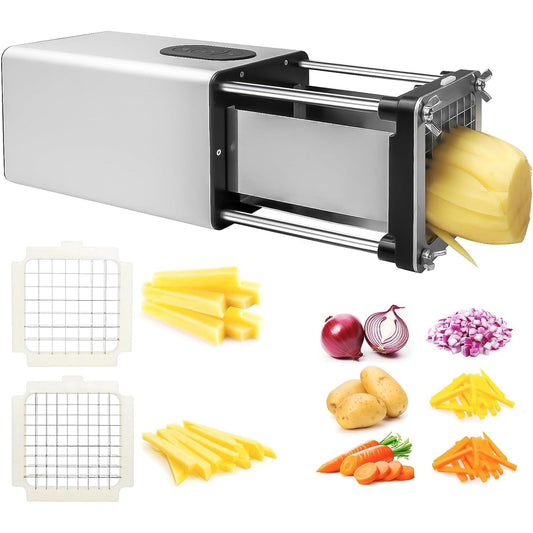 Quintin Horizontal Vegetable Cutter Potato Chips Mandoline Slicer Machine DEMO