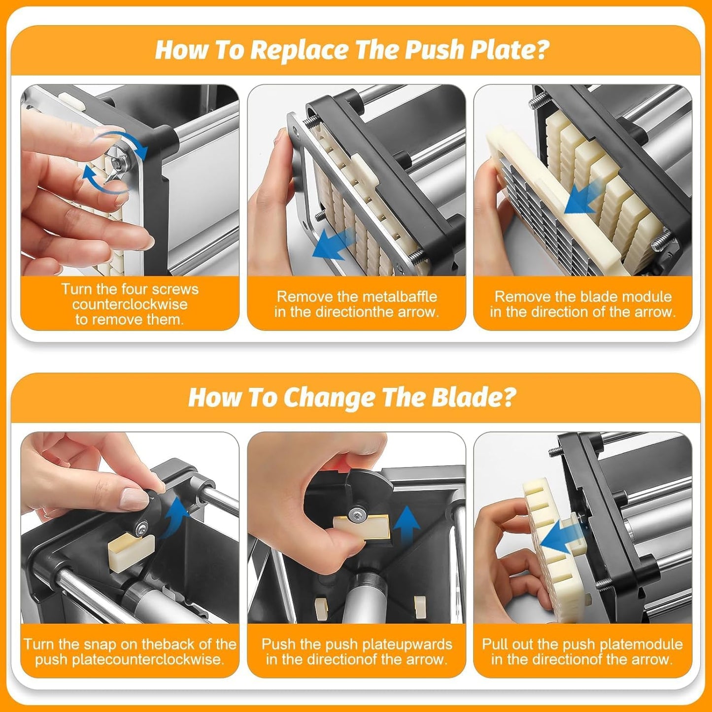 Quintin Horizontal Vegetable Cutter Potato Chips Mandoline Slicer Machine DEMO