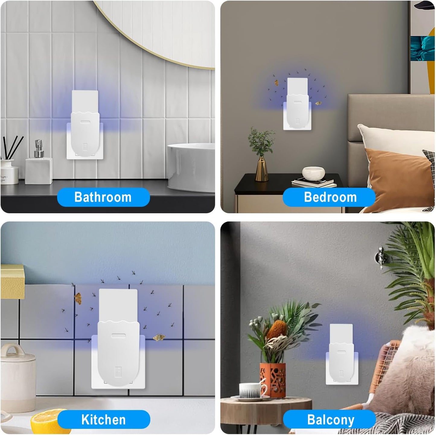 Yakiter Indoor Plug-in Mosquito Killer Flying Insect Trap for Flies Fruit DEMO
