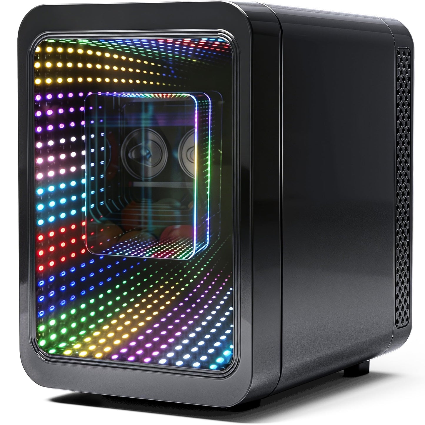 ADVWIN Mini Fridge 20L Car Refrigerator with LED Light Portable Cooler DEMO