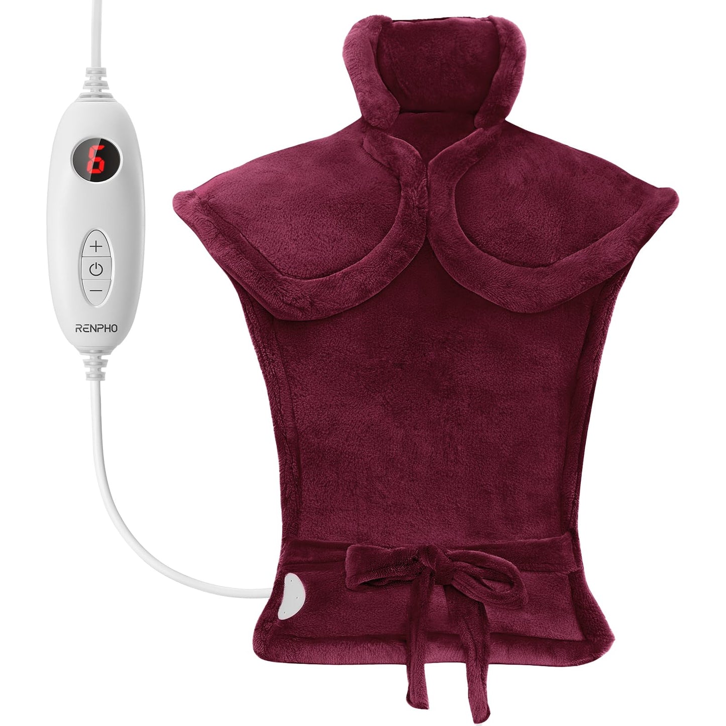 RENPHO Electric Heating Pad with Flannel Fabric for Comfortable Warmth, DEMO