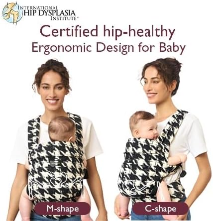 Momcozy Ergonomic Baby Carrier Cozy Lightweight for 7-44lbs Houndstooth DEMO