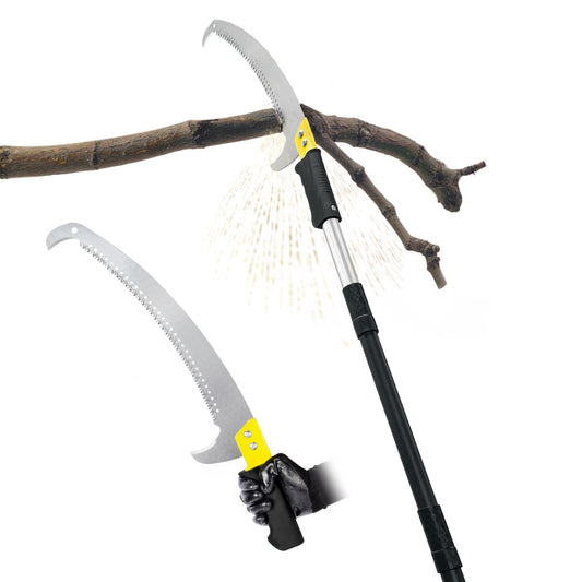 BlumeTrec Adjustable Pole Saw for Tree Trimming Lightweight Manual Pruning DEMO