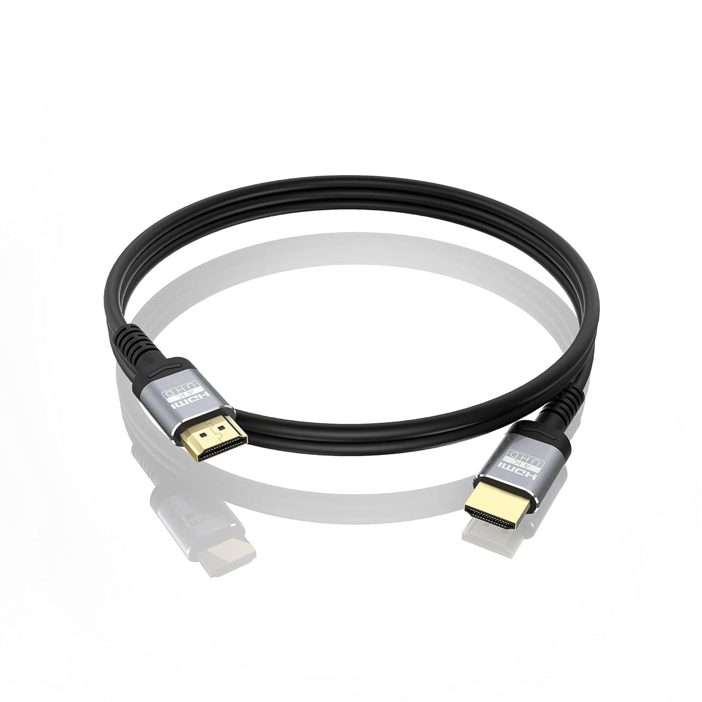 Soonsoonic 4K HDMI Cable Ultra High Speed 2.0 50 Ft Grey - Fastest DEMO
