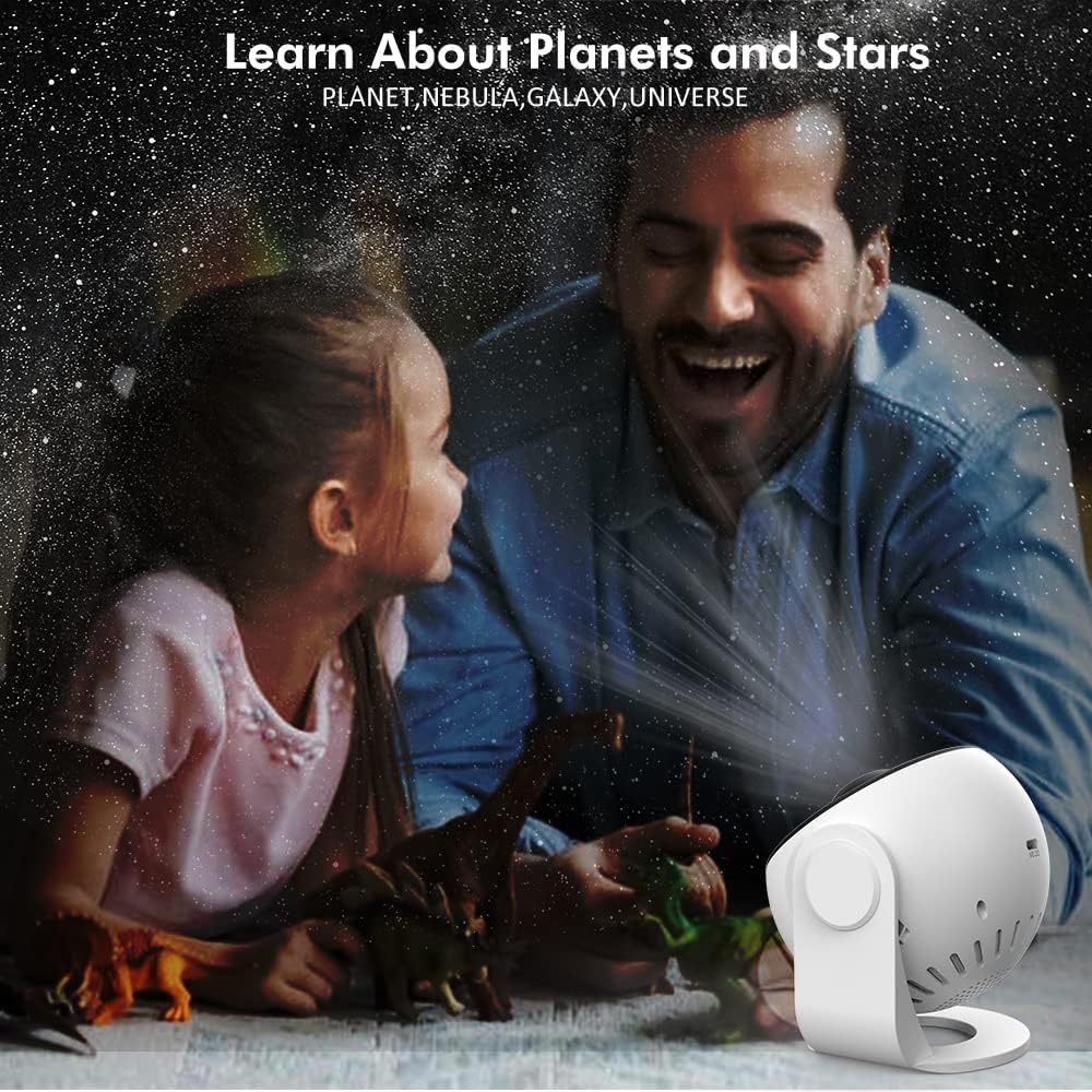 Yokgrass Galaxy Projector Night Light Planetarium Star Lamp for Bedroom DEMO