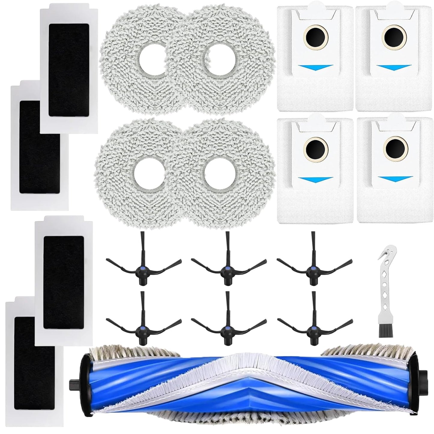 Fictezlove Replacement Accessory Kit for Ecovacs Deebot X5 Omni-20P Robot DEMO