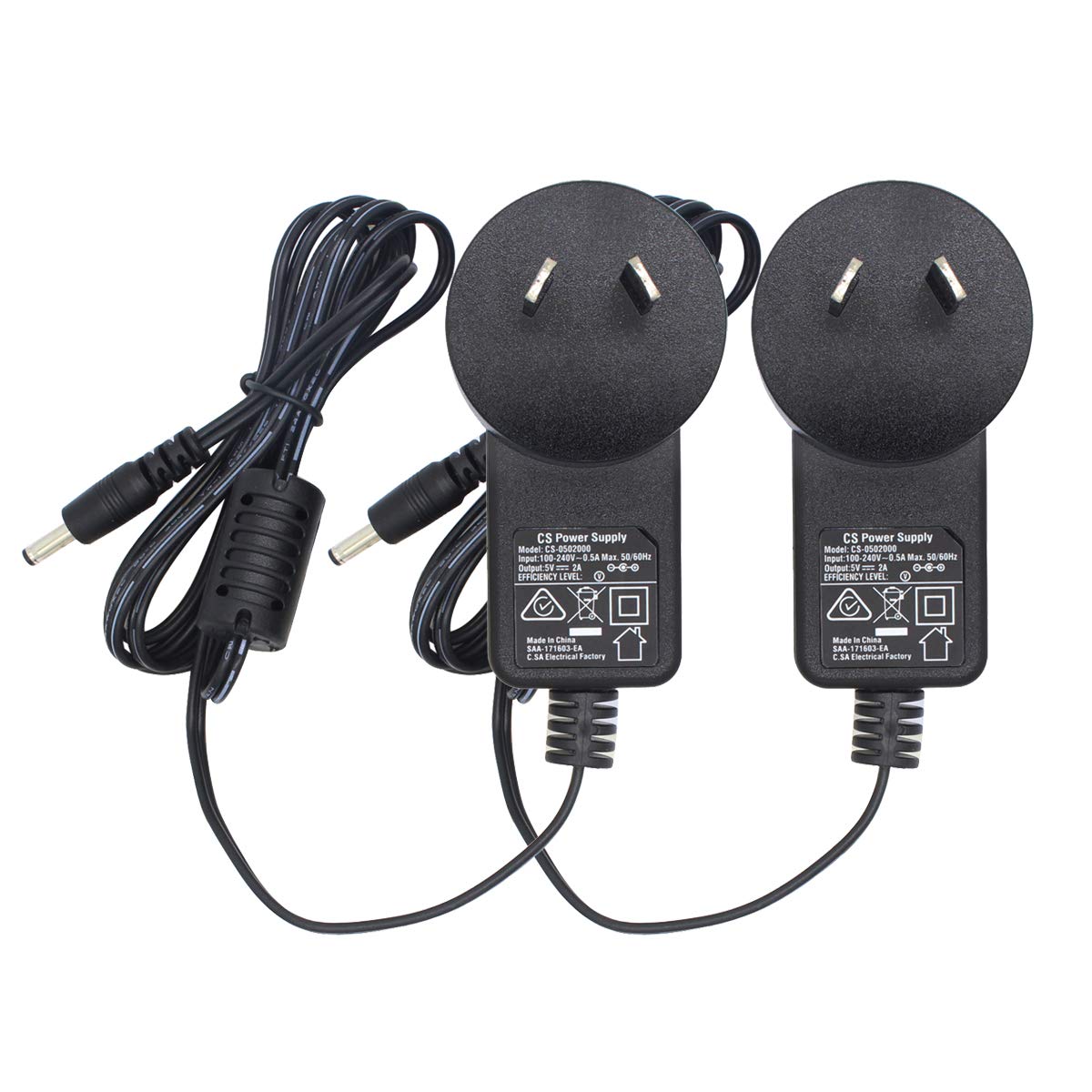 Security-01 AC to DC 5V 2A Power Supply Adapter Plug 5.5mm x 2.1mm for IP DEMO