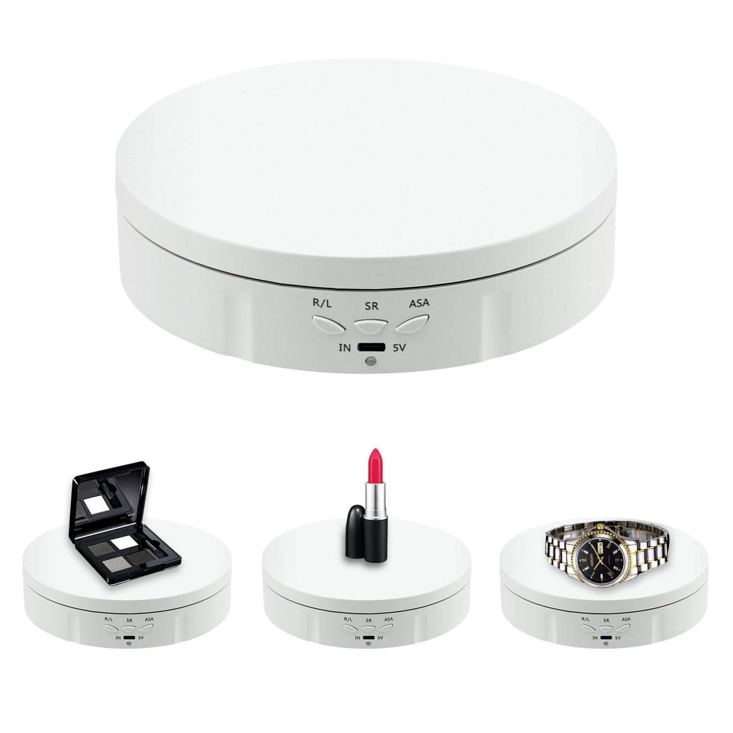 Mcbazel 360° Rotating Display Stand Electric Turntable for Product DEMO