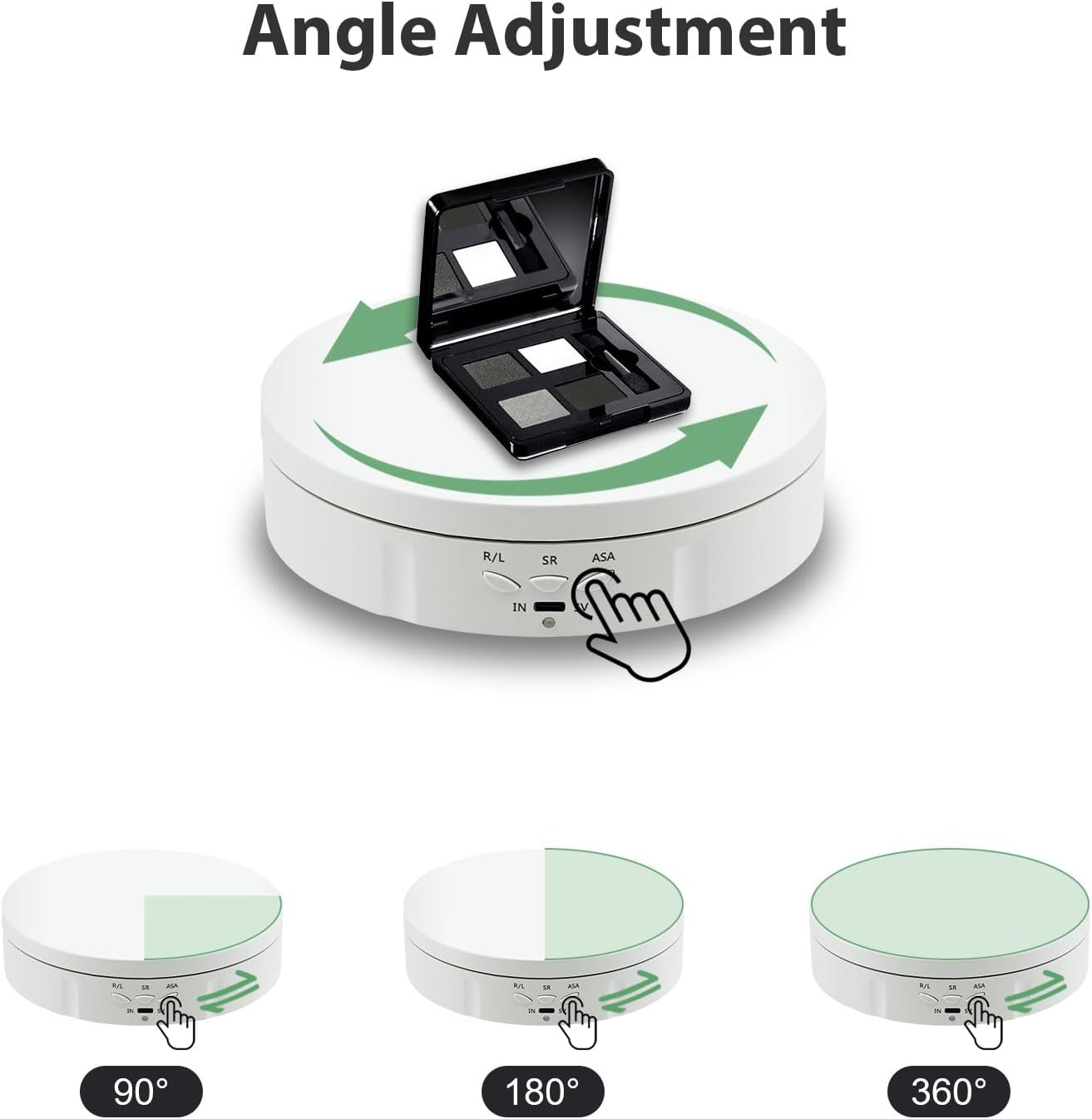 Mcbazel 360° Rotating Display Stand Electric Turntable for Product DEMO