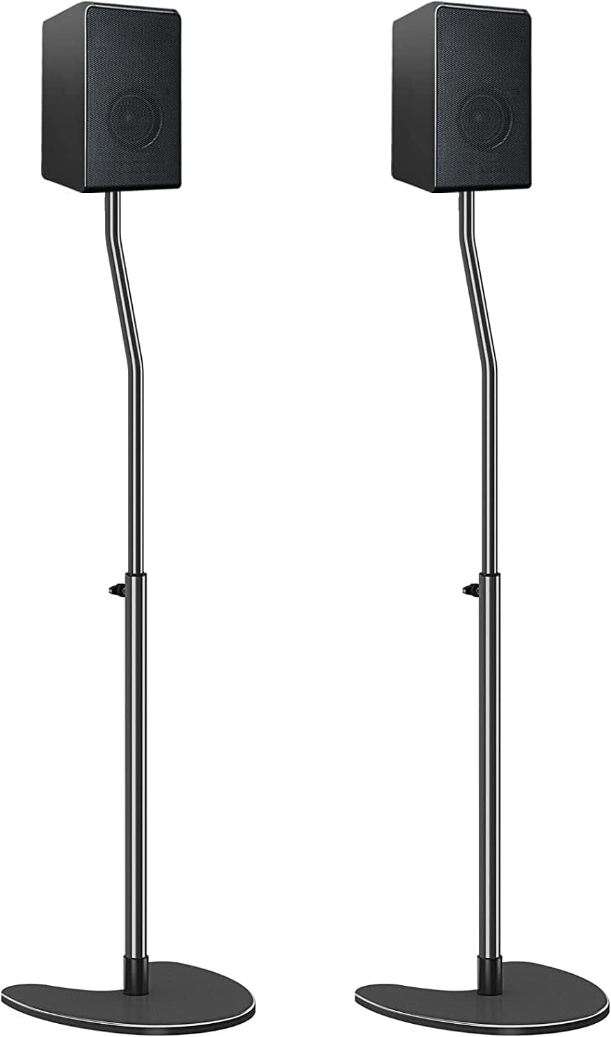 Mounting Dream Height Adjustable Speaker Stands Mounts Alloy Steel Floor DEMO