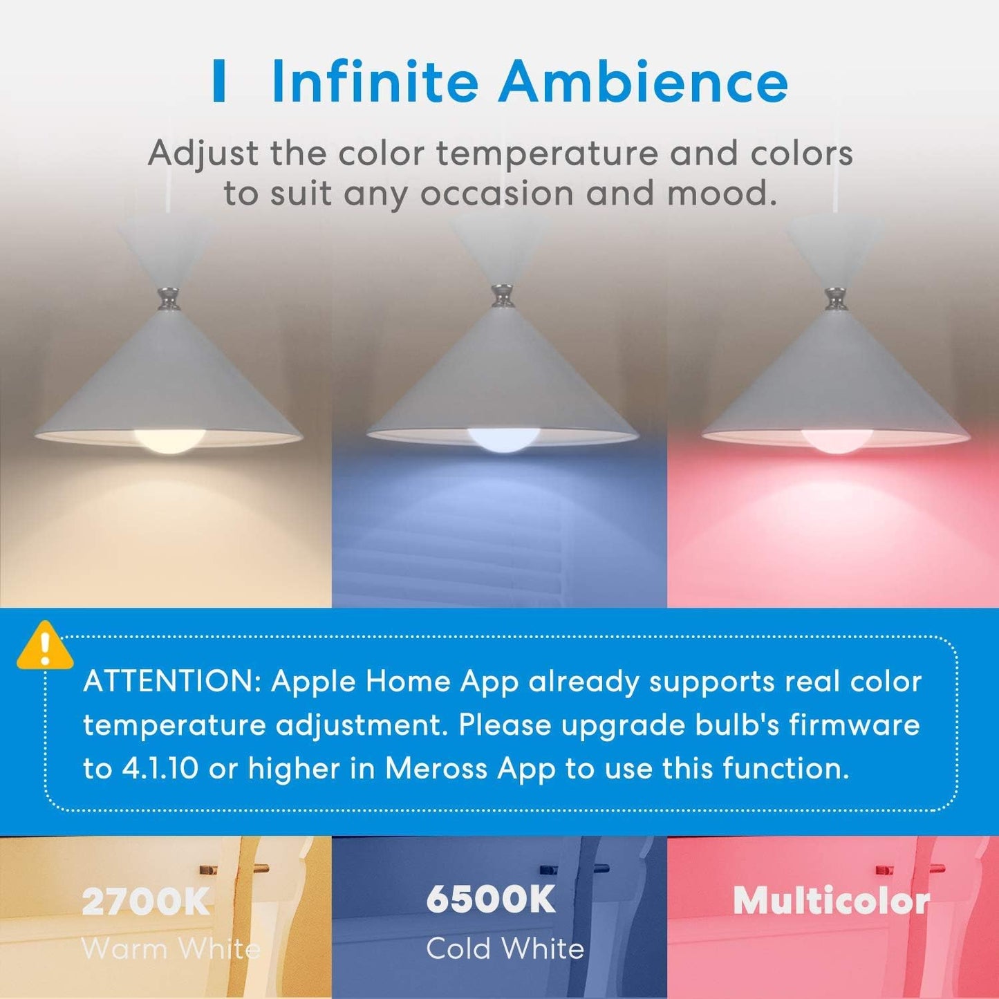 meross Smart Wi-Fi Dimmable RGB Multicolor LED Bulb, App & Voice Control DEMO
