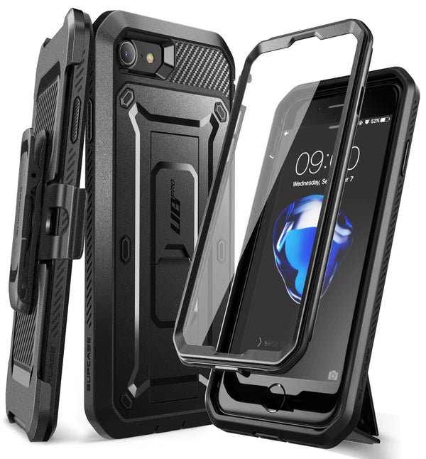 SUPCASE Basic Cases for iPhone SE 3rd/2nd Gen, 7/8 - Black Protective DEMO