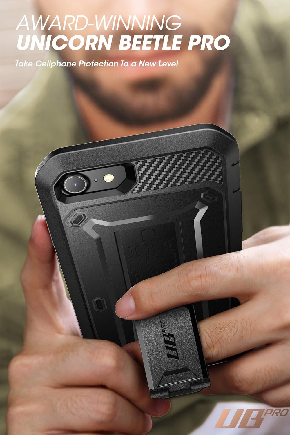 SUPCASE Basic Cases for iPhone SE 3rd/2nd Gen, 7/8 - Black Protective DEMO