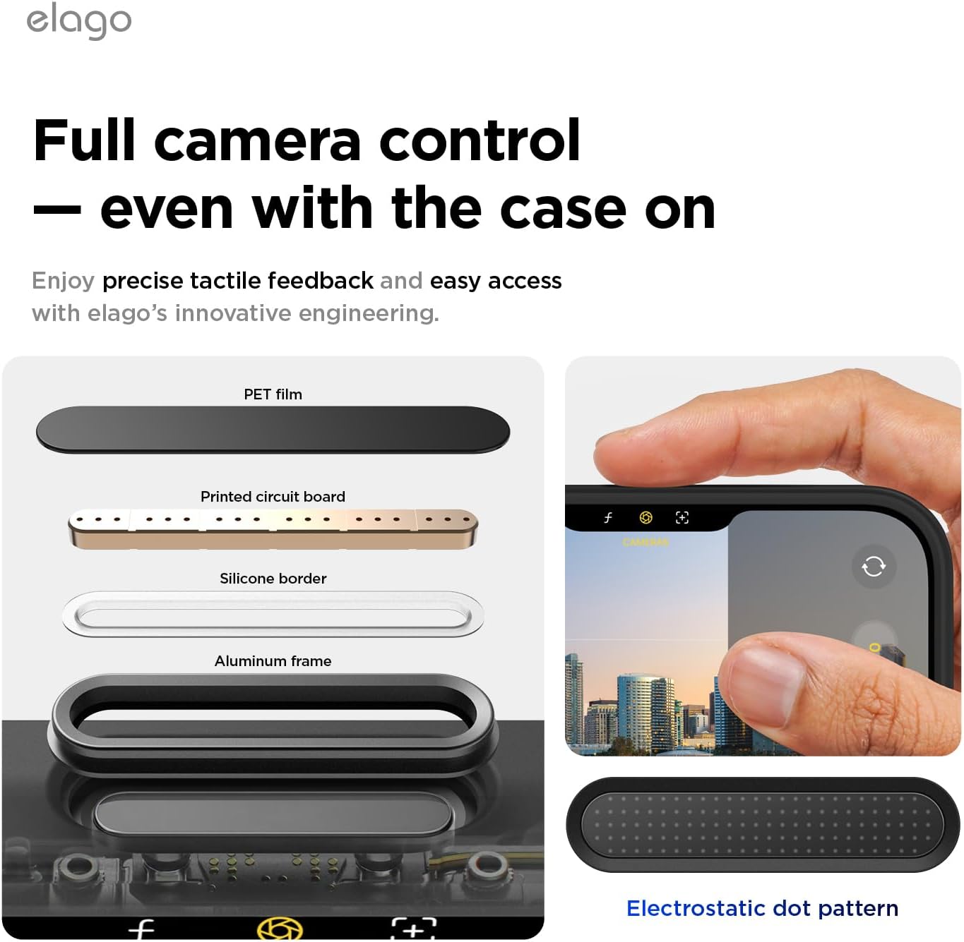 elago Magnetic Ring Stand Armor Case Compatible iPhone 13 Pro Max Cover NEW