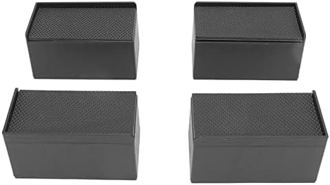 Omabeta L-Shaped Furniture Risers Rubber Stackable Rectangular Design NEW