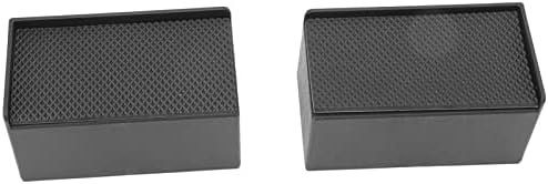 Omabeta L-Shaped Furniture Risers Rubber Stackable Rectangular Design NEW