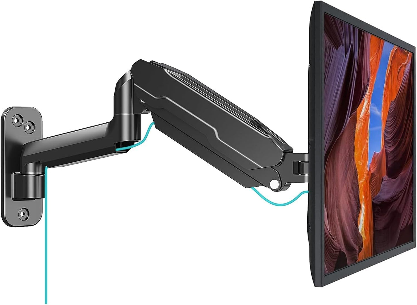 Mount PRO Single Monitor Wall for 13 to 32 Inch Screens Gas Spring Black DEMO