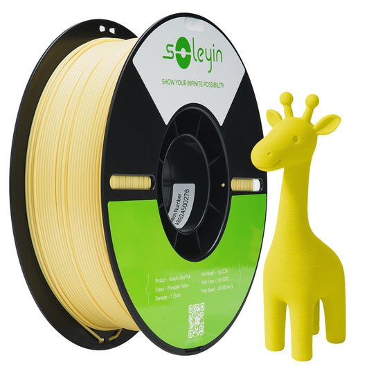 SOLEYIN 3D Printer Filament Ultra PLA High Speed Printing Yellow NEW