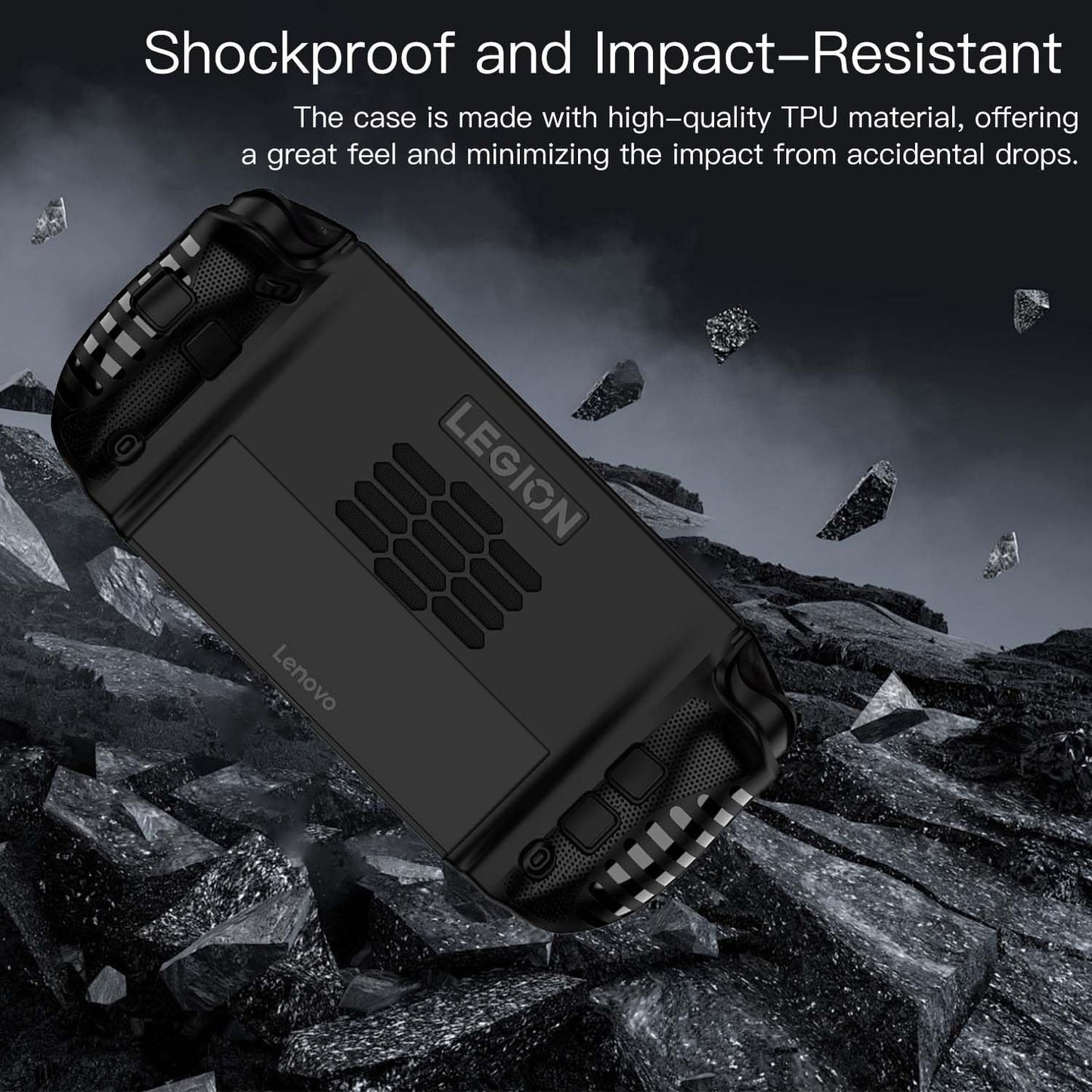 YAJOJO Slim Soft TPU Protective Skin Case Cover for Legion Go 2 Handheld DEMO