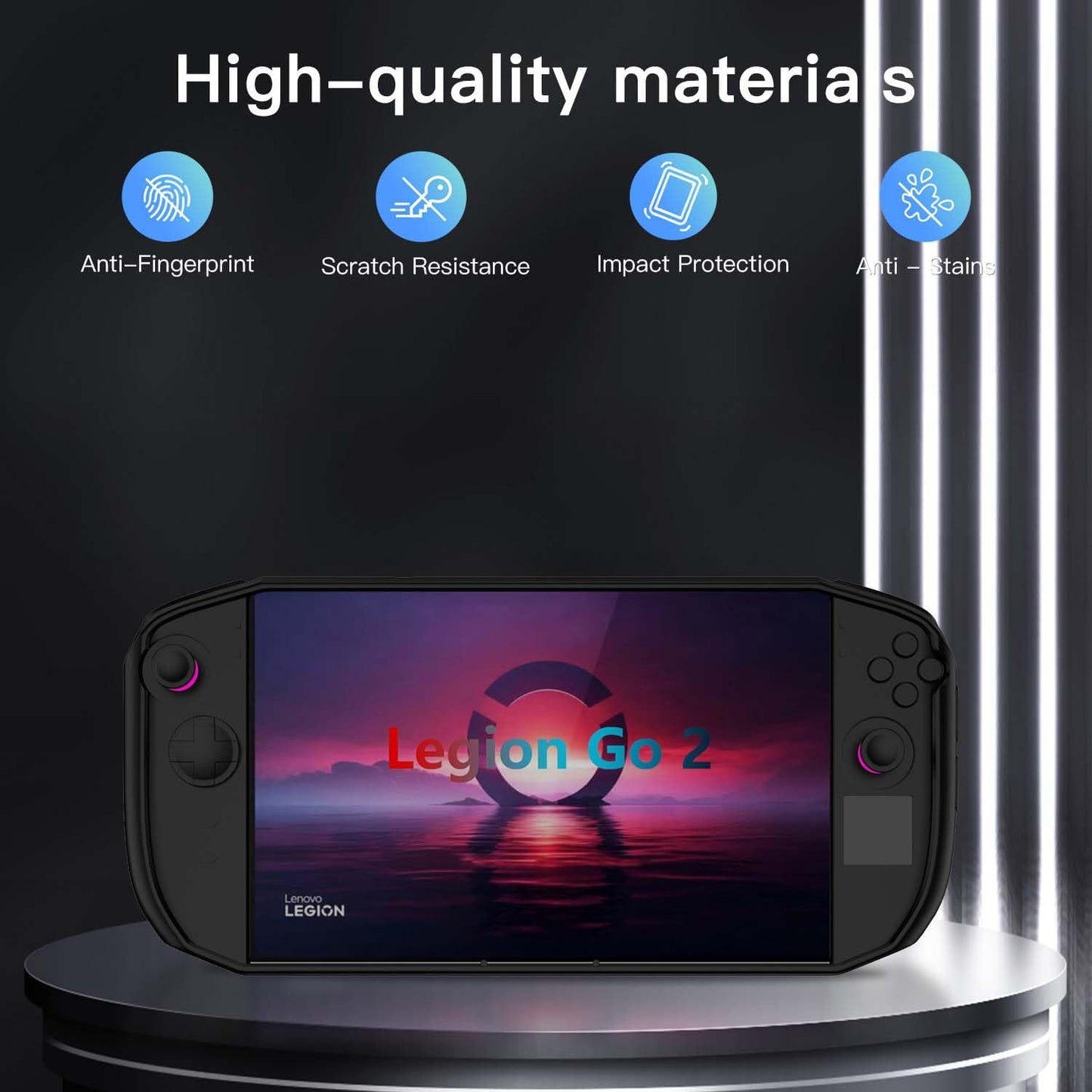 YAJOJO Slim Soft TPU Protective Skin Case Cover for Legion Go 2 Handheld DEMO
