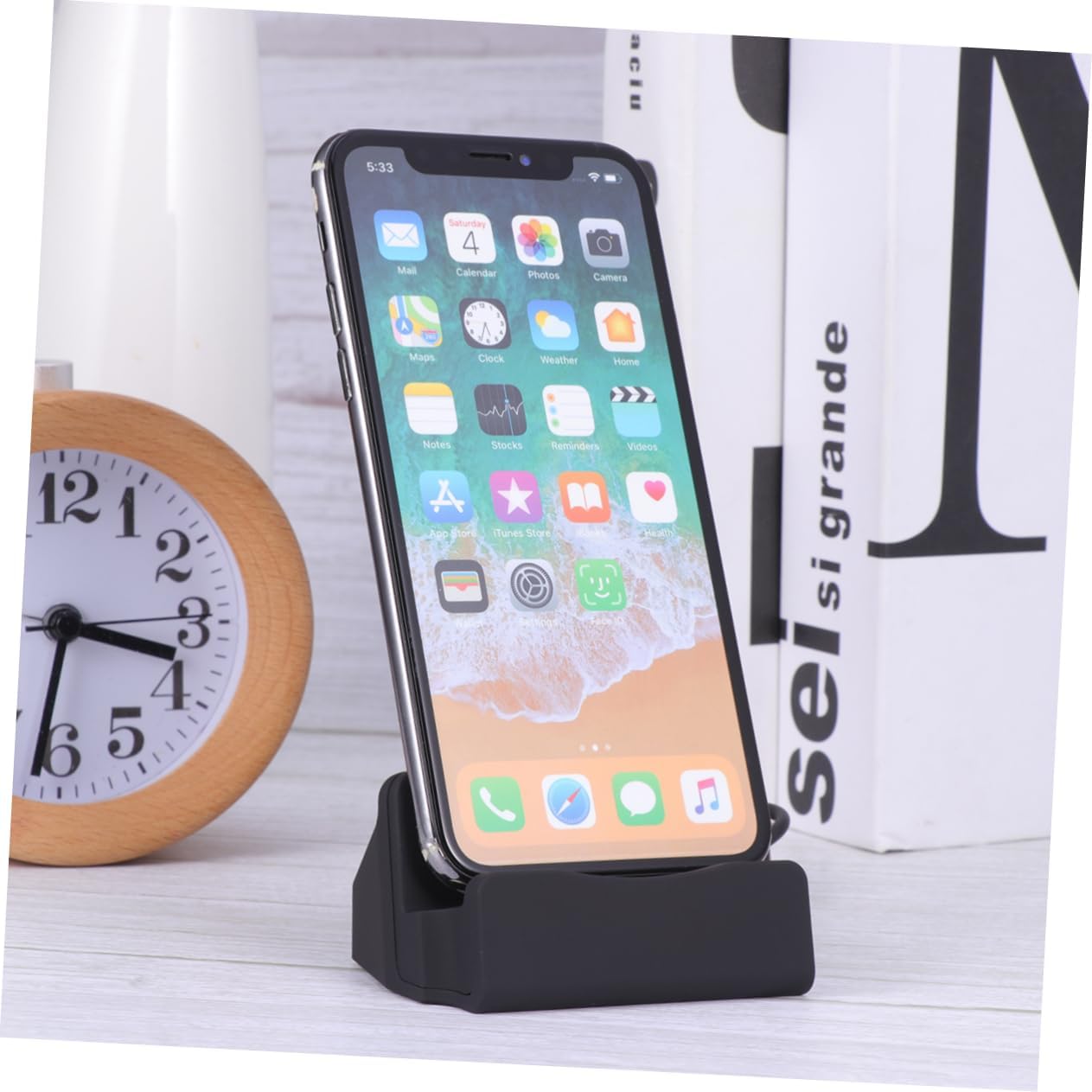 Uonlytech Fast Mains Chargers Charging Dock with Built-in USB Cable DEMO