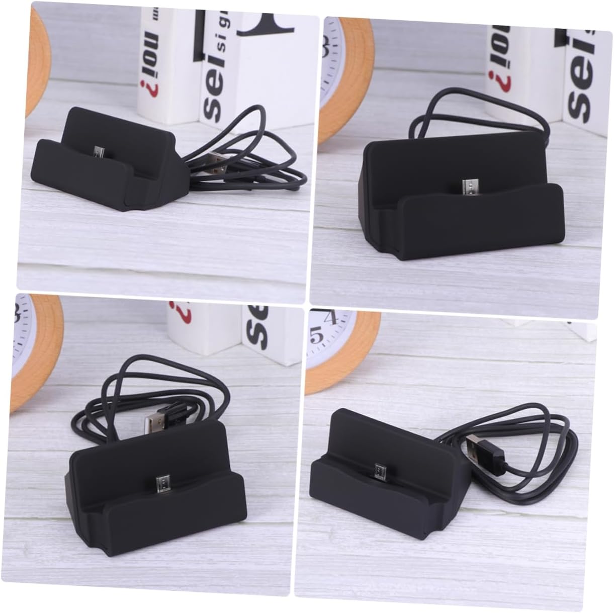 Uonlytech Fast Mains Chargers Charging Dock with Built-in USB Cable DEMO