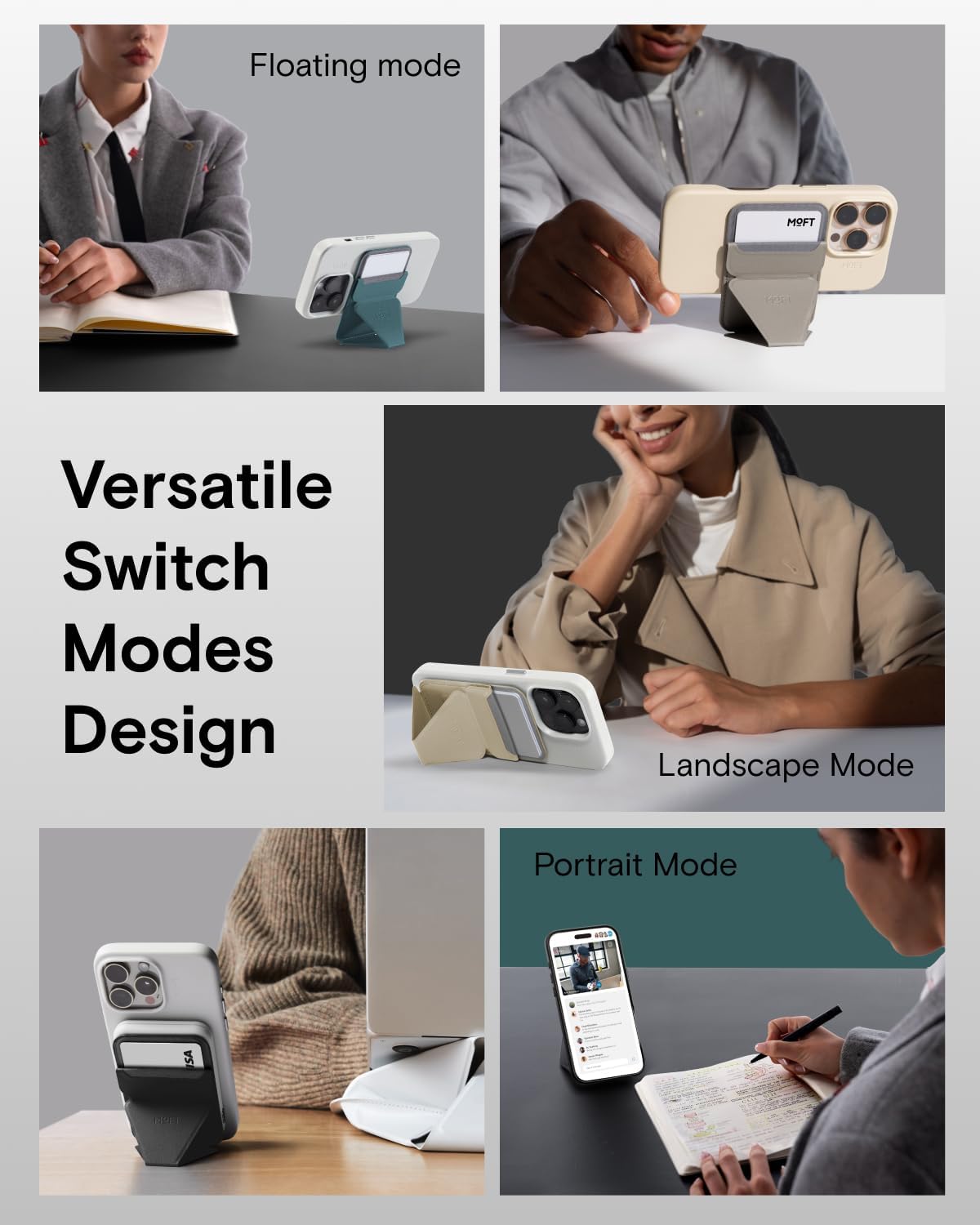 MOFT Magsafe Wallet Stand Phone Holder Adjustable Adhesive Card Blackberry NEW
