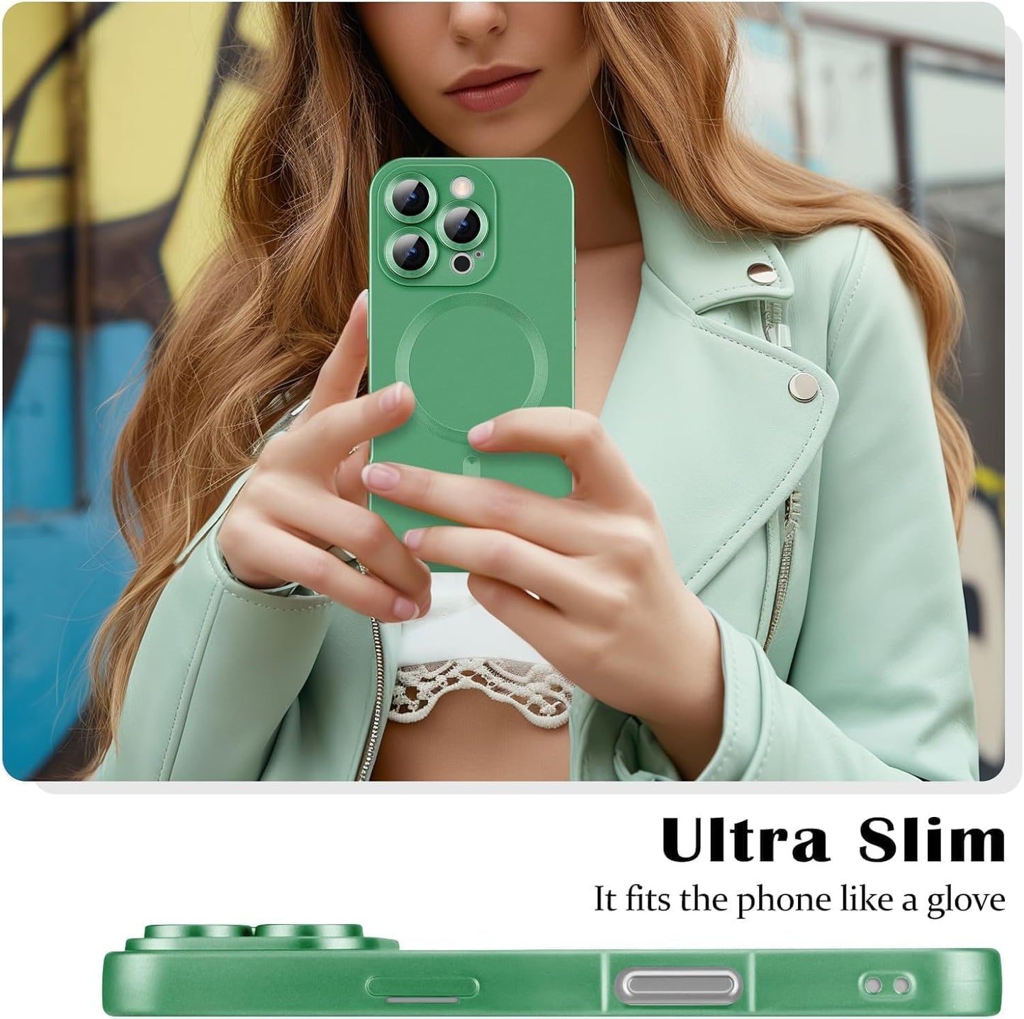 RUNGOS iPhone Basic Cases 12 Pro Max Case with Camera Lens Protectors NEW