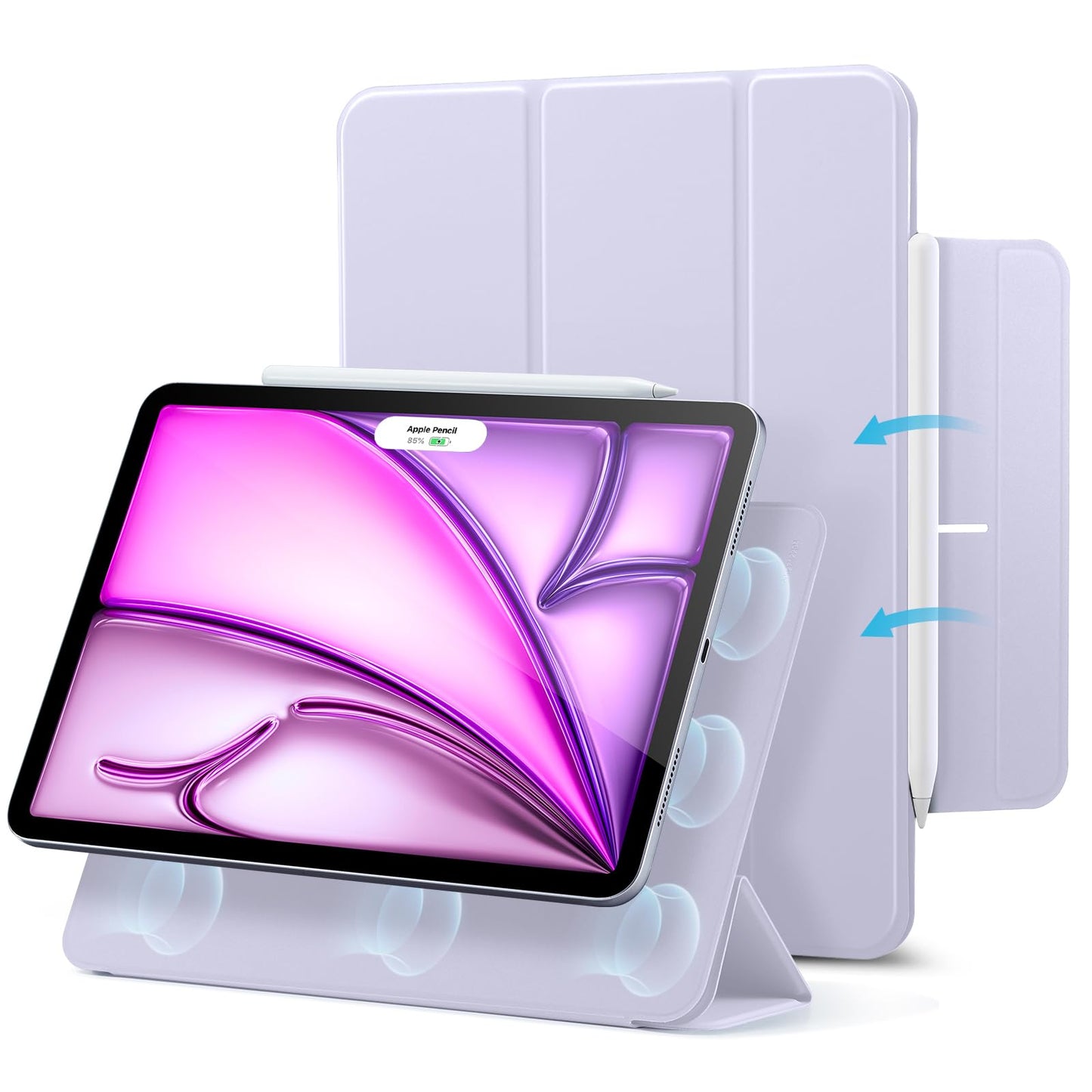 ESR Light Cases Purple iPad Air 13" Protective Case for Pro 12.9 NEW