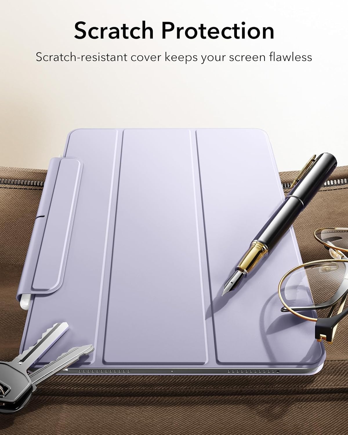ESR Light Cases Purple iPad Air 13" Protective Case for Pro 12.9 NEW