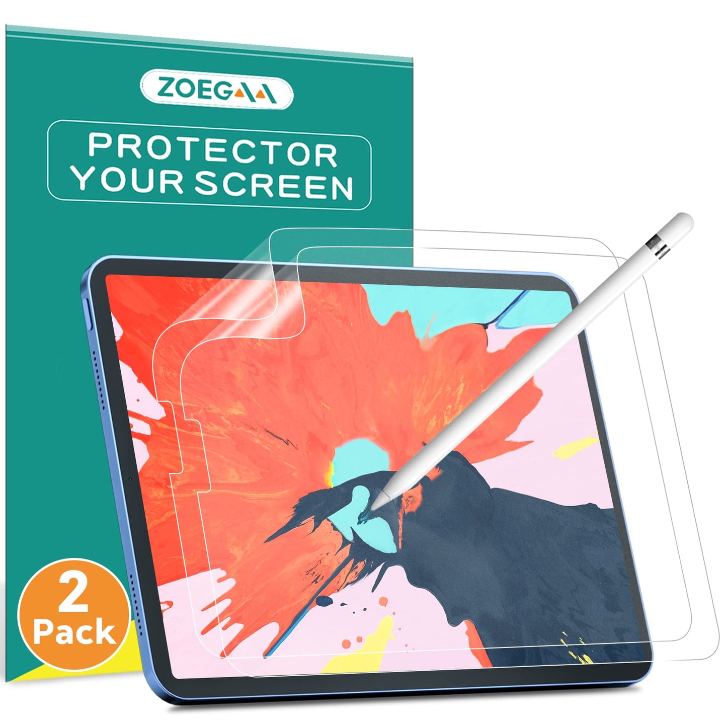 ZOEGAA Paper Screen Protector for New iPad Pro 12.9 Inch (2022 & 2021 NEW