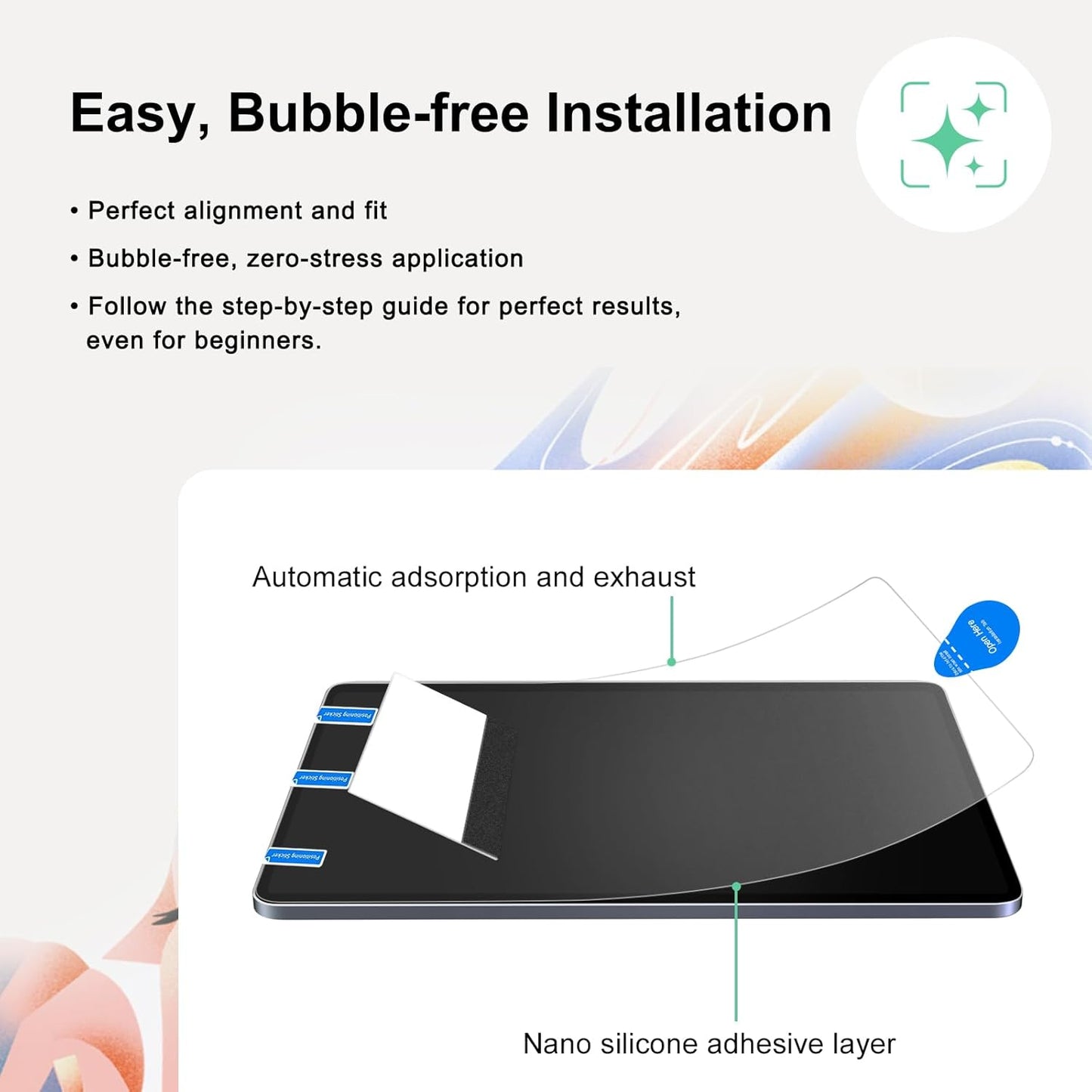 ZOEGAA Paper Screen Protector for New iPad Pro 12.9 Inch (2022 & 2021 NEW