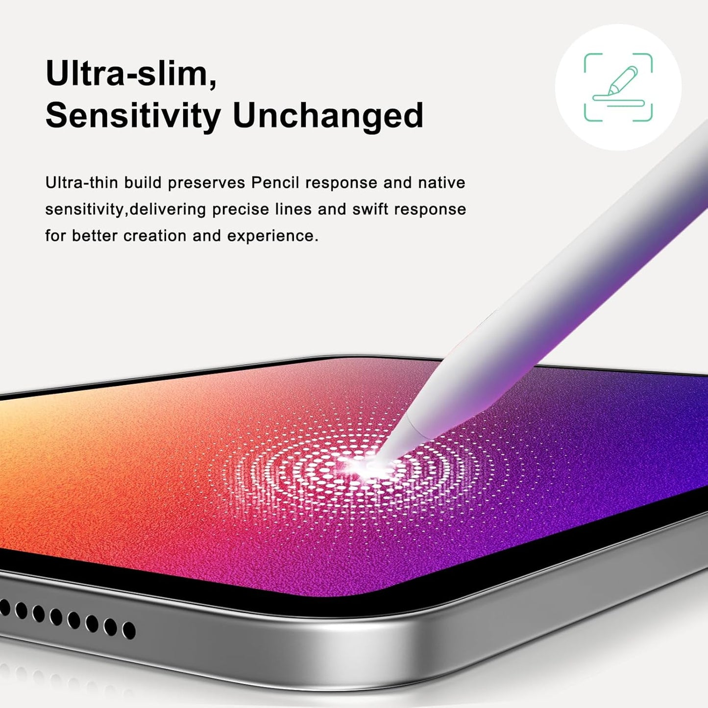ZOEGAA Paper Screen Protector for New iPad Pro 12.9 Inch (2022 & 2021 NEW
