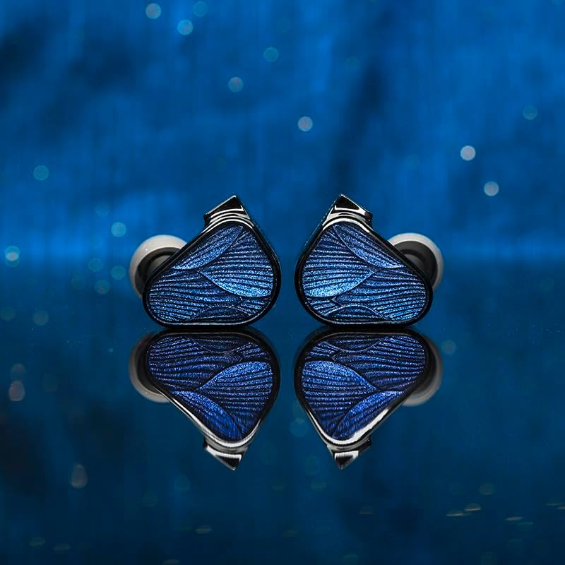 TRUTHEAR Dual Dynamic Drivers Blue In-Ear Headphones for Immersive Audio NEW