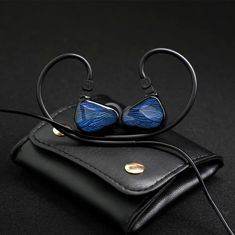 TRUTHEAR Dual Dynamic Drivers Blue In-Ear Headphones for Immersive Audio NEW